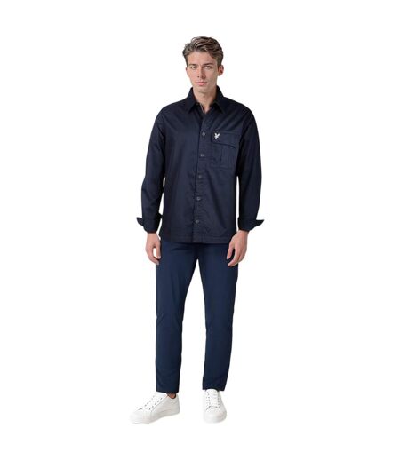 Pantalon Uni Et Cintré Homme Bleu Marine Foncé Lyle & Scott