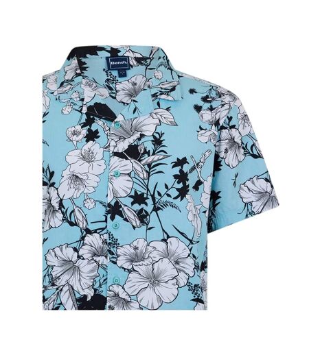Chemise Motif/style Floral Homme Bleu Ciel Bench