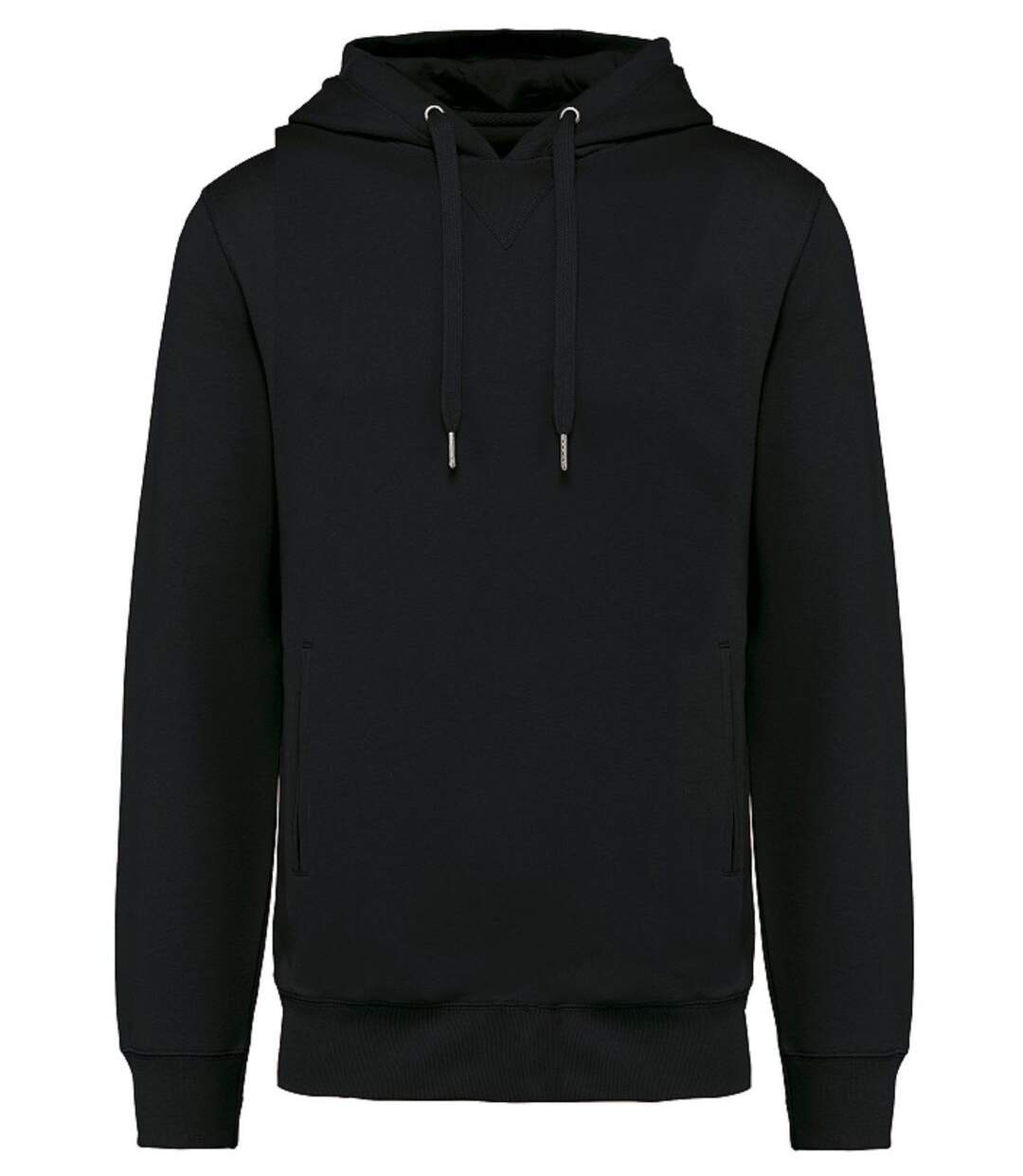 Sweat shirt à capuche coton bio - Mixte - K4009 - noir