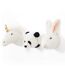 Peluche trophée mini set de 3 petites têtes Lovely-1