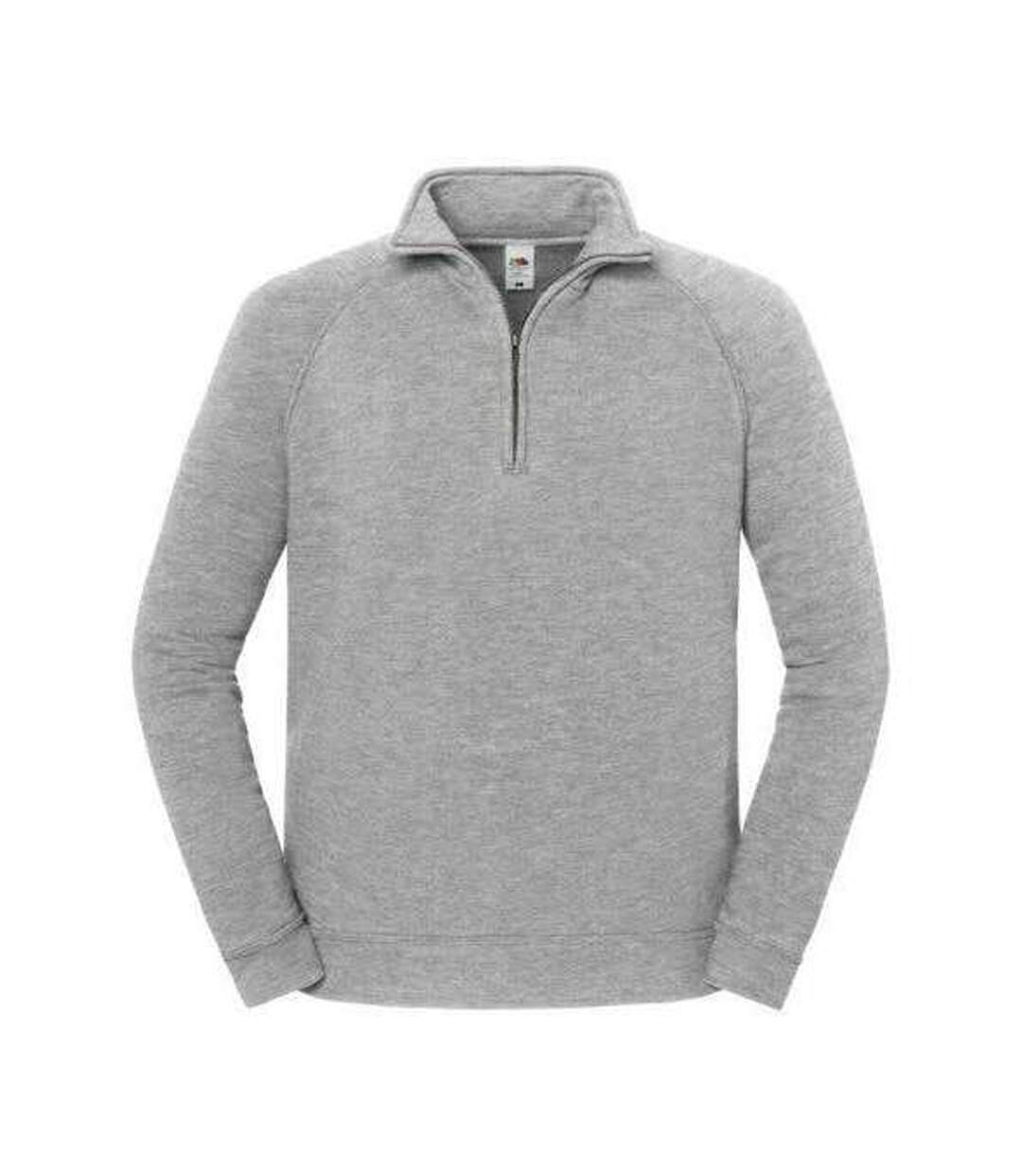 Veste De Survêtement Iconic Premium Homme Gris Clair Chiné Fruit Of The Loom-1