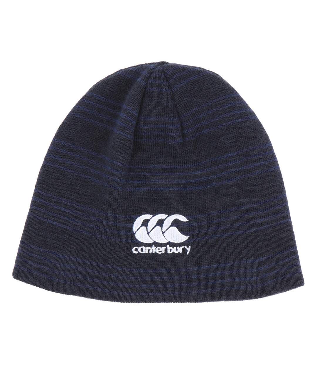 Bonnet homme bleu marine/blanc Canterbury-3