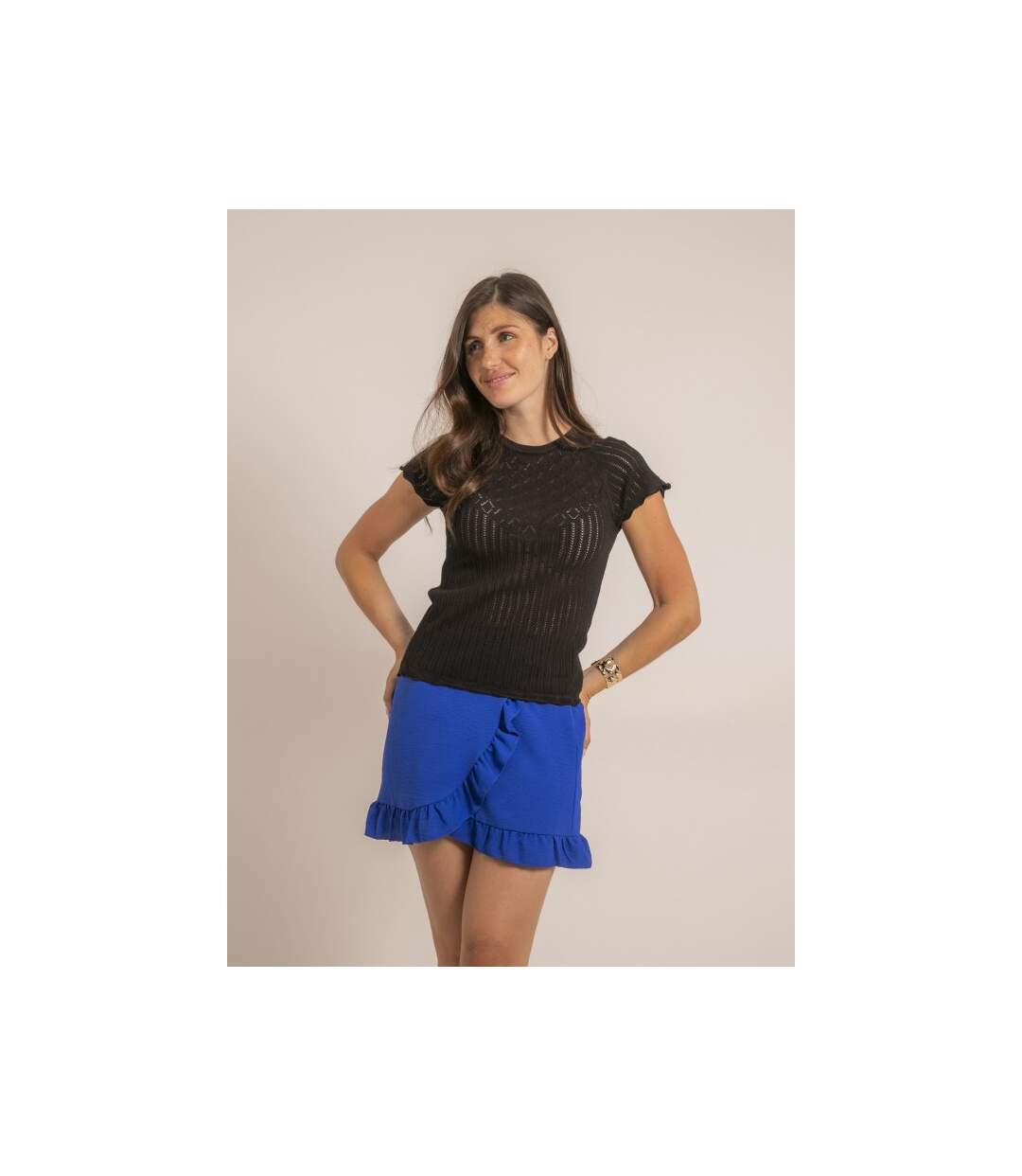 Jupe courte portefeuil  XOTESS - Dona X Lisa-1
