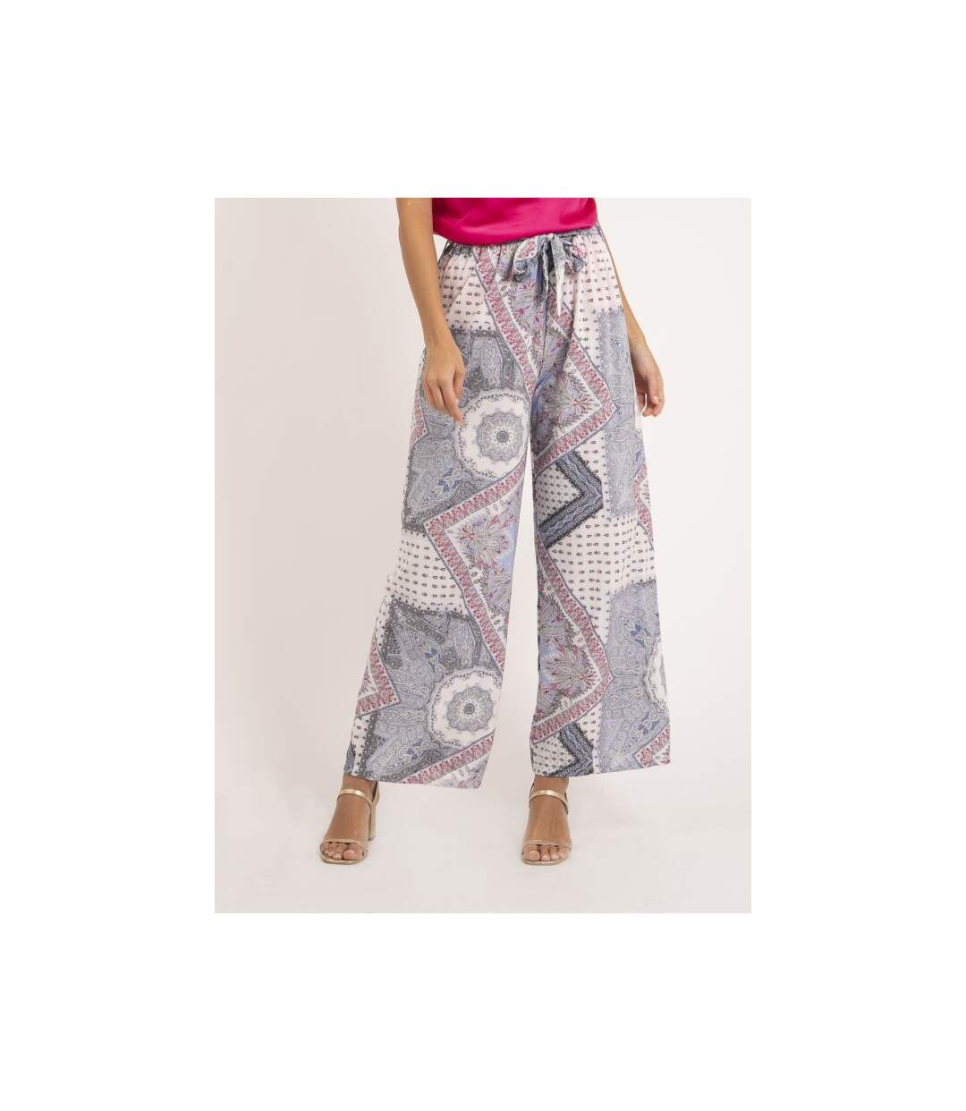 Pantalon motifs ELOANE - Dona X Lisa-1