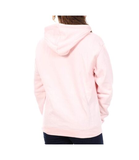Sweat à capuche rose femme lee cooper octavi - l