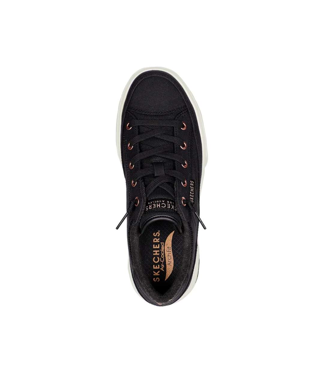 Womens/ladies arcade meet ya there arch fit trainers black Skechers-4