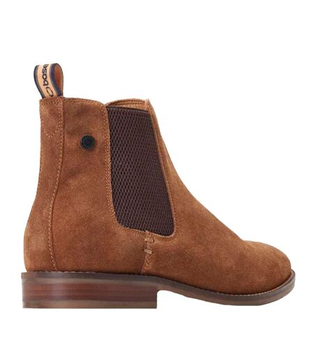 Mens virgil suede chelsea boots ginger Base London