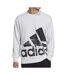 Sweat blanc/noir homme adidas he1779 - l-1