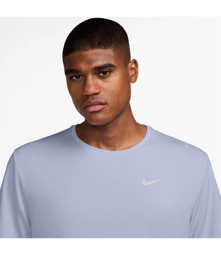 T-shirt Motif/style Swoosh Miler Homme Lavande Nike