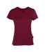 T-shirt Luxury Femme Bordeaux HRM-1