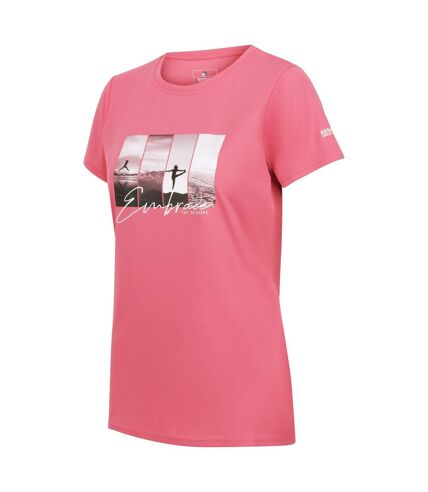 T-shirt fingal embrace the outdoors femme rose Regatta