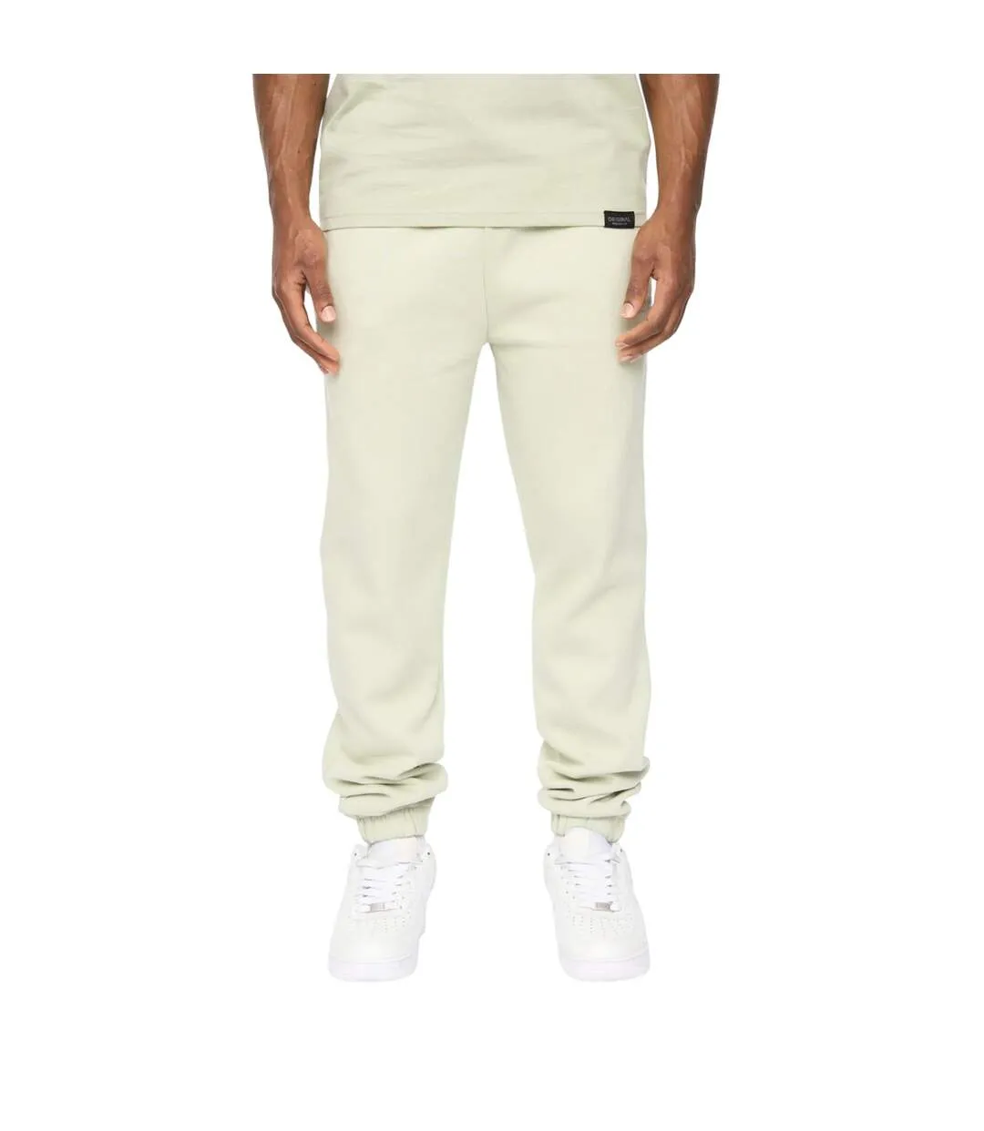 Pantalon De Jogging Preece Homme Vert Kaki Clair Crosshatch-2