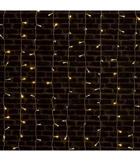 Rideau Lumineux Led 30 Tombées 300cm Blanc Chaud