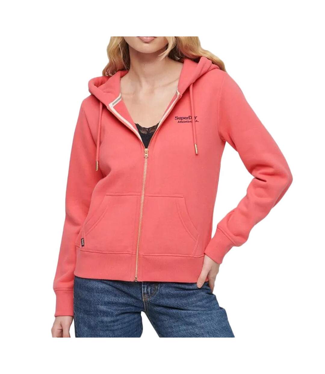 Sweat Zippé Rose Femme Superdry W2012047A - S