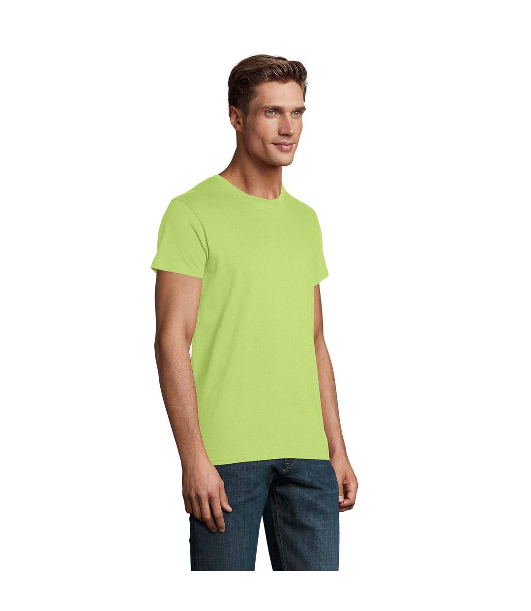 T-shirt Crusader Homme Vert Pomme SOLS-1