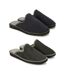 OZABI Pack de 2 Paires Pantoufles Mules Homme Fabriquées en Espagne-3