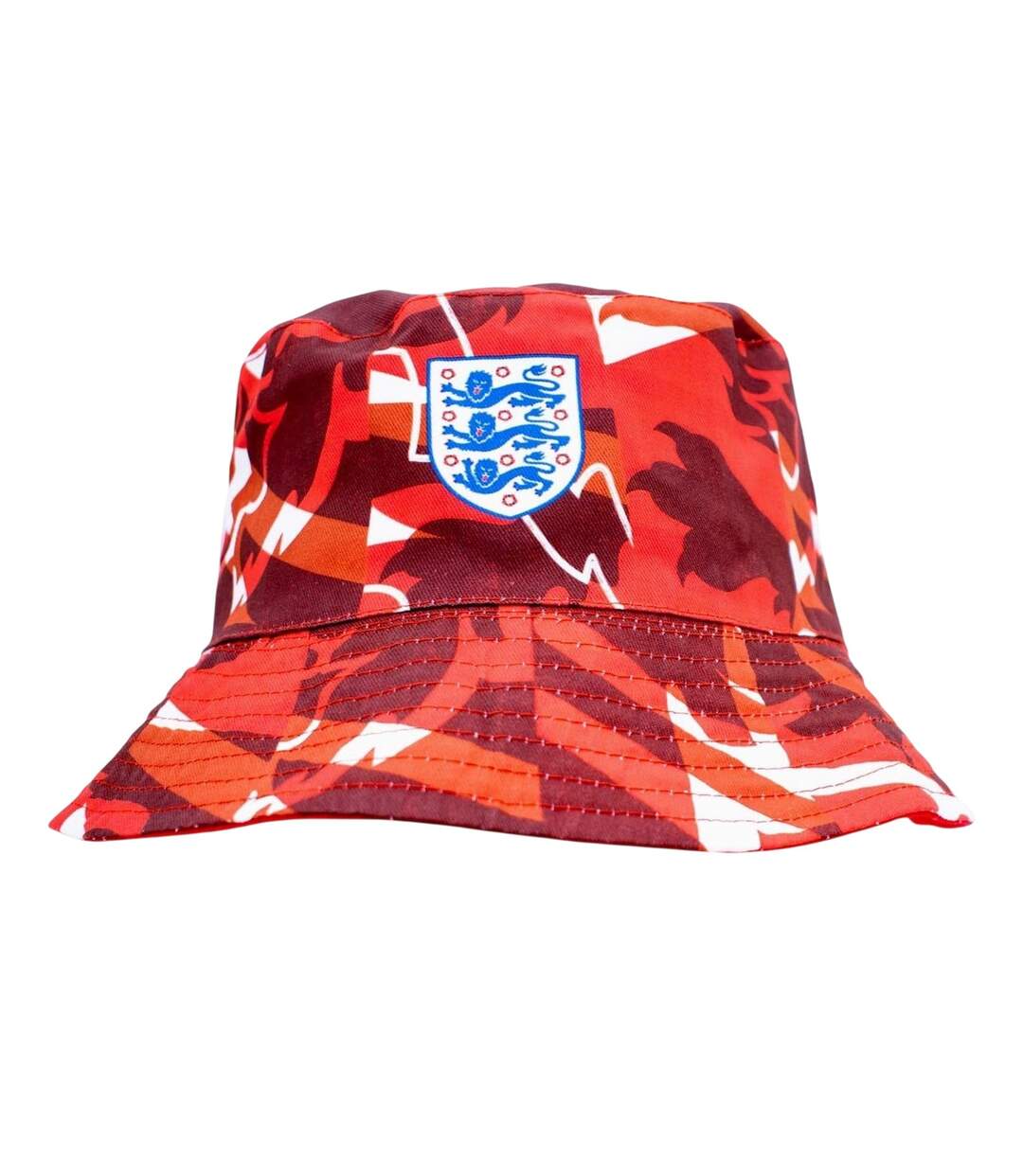 Bob Motif/style Camouflage Adulte Rouge Blanc England-2