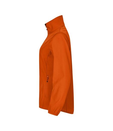 Veste Softshell Classic Femme Orange Sang Clique