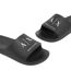 Mens Logo Flat Sliders Black Armani Exchange-4