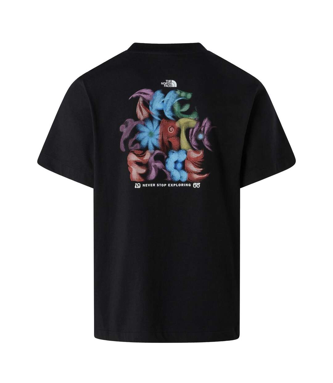 Mens 1966 Graphic Print Oversized T-shirt Black The North Face-3