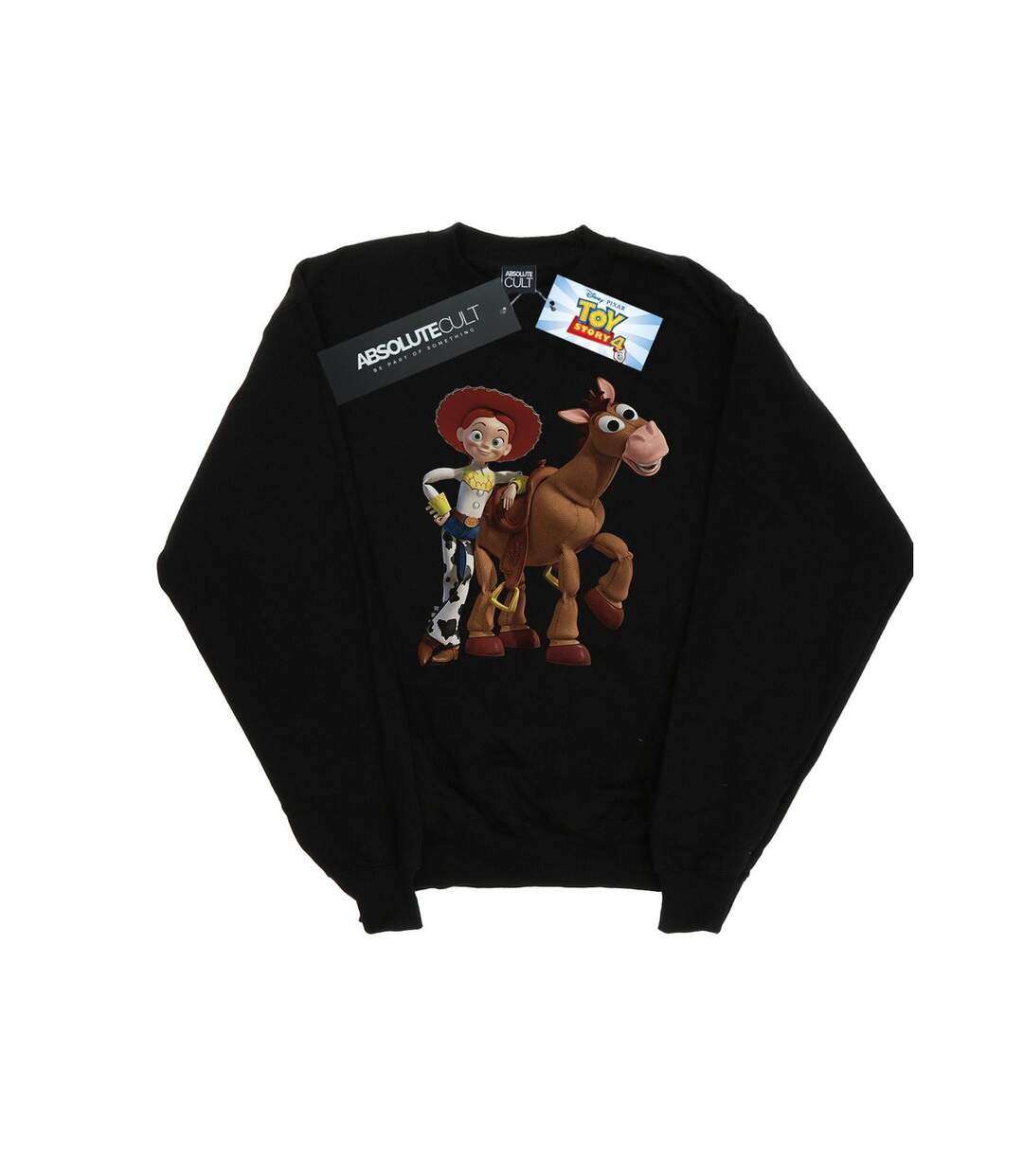 Disney Sweatshirt Womens/Ladies Toy Story 4 Jessie And Bullseye (Noir) - UTBI48278-1