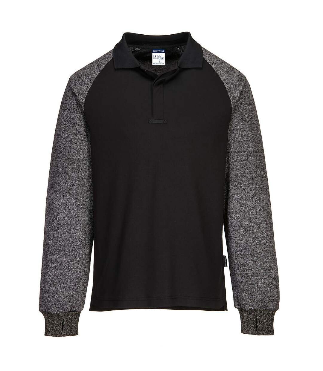 Polo homme noir Portwest-1