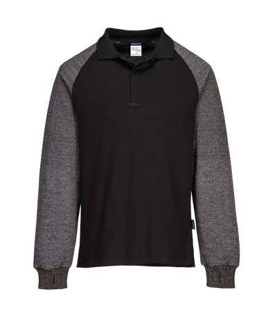 Portwest Mens Polo Shirt (Black)