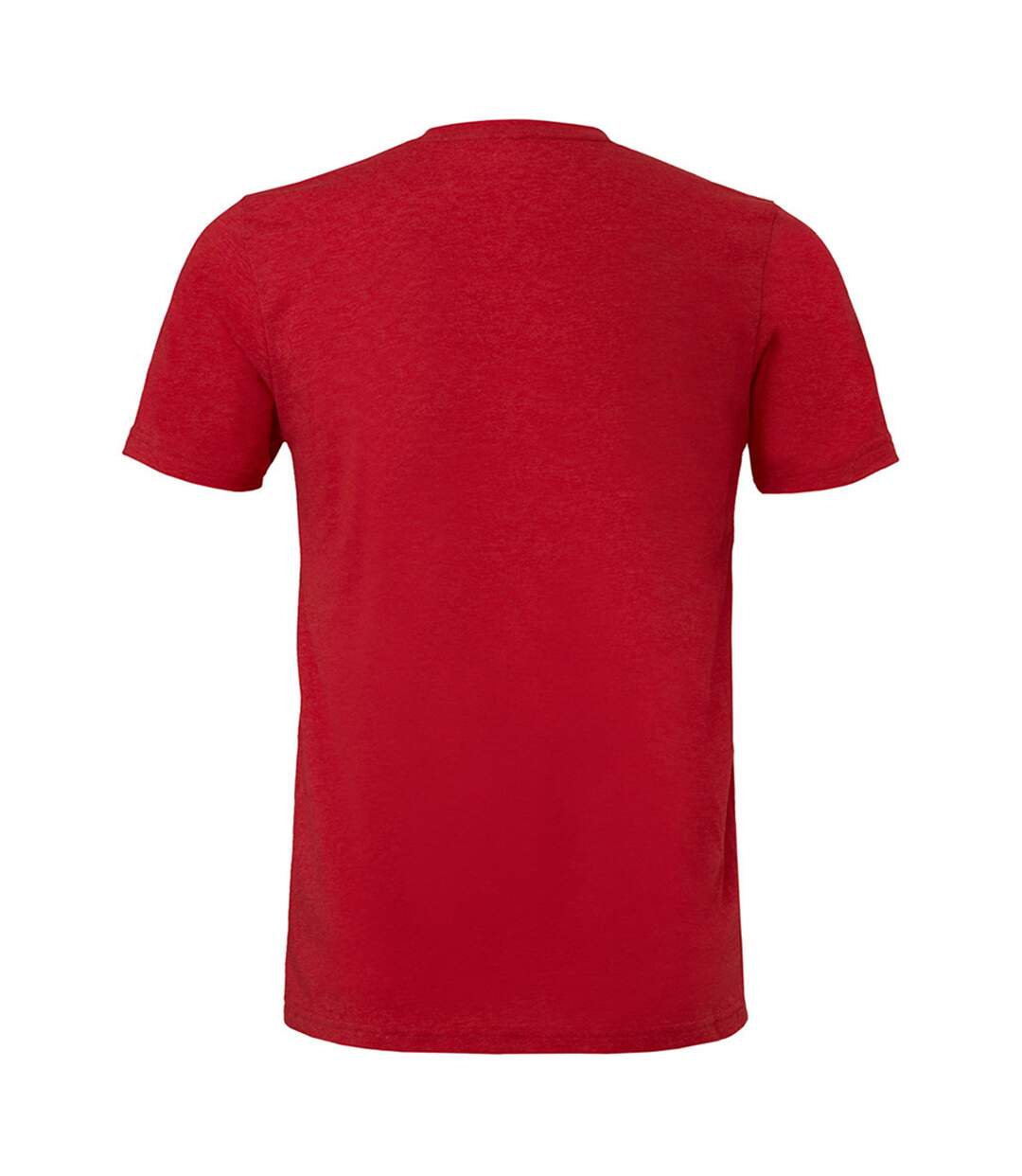 T-shirt adulte rouge chiné Bella + Canvas