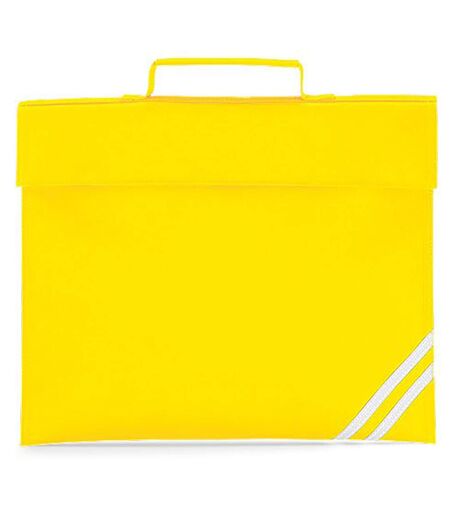 Quadra Classic Book Bag - 5 Liters (Pack of 2) (Yellow) (One Size)