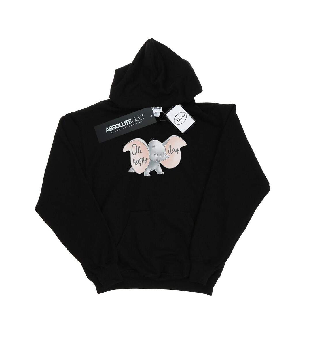 Disney Sweat à capuche Dumbo Happy Day Femme/Femme (Noir) - UTBI5166-1
