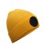 Bonnet Fashion Moutarde Noir Beechfield-2