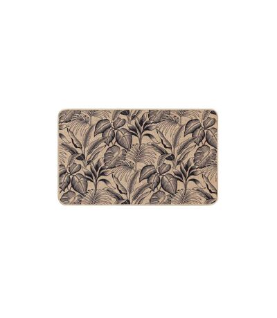 Tapis Déco Imprimé Stylis 45x75cm Naturel & Noir
