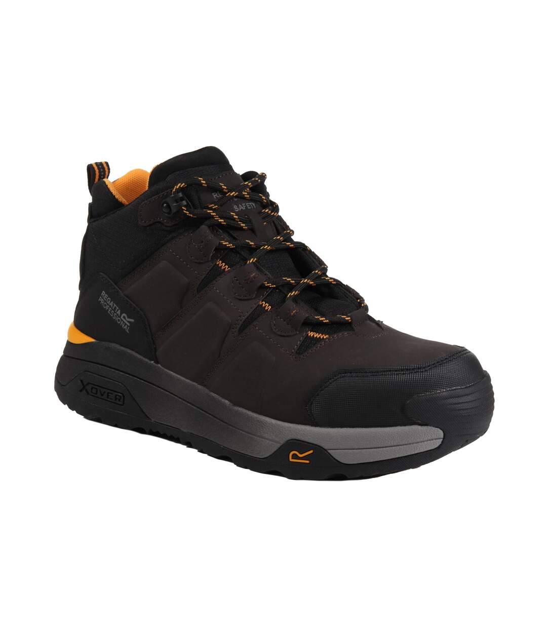 Mens hyperfort hiking boots chestnut/black Regatta-1