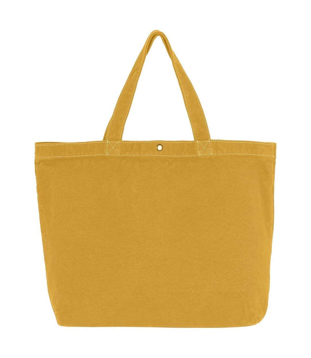 Grand sac cabas en toile - CA-4631 LCS - jaune curry