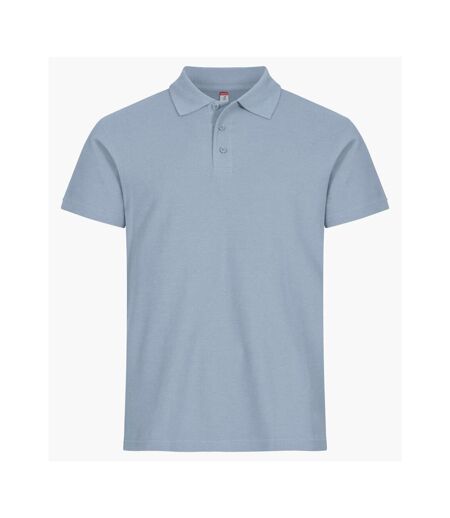 Polo Basic Homme Bleu Clair Clique