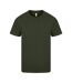 T-shirt Manches Courtes Homme Vert Forêt Casual-2