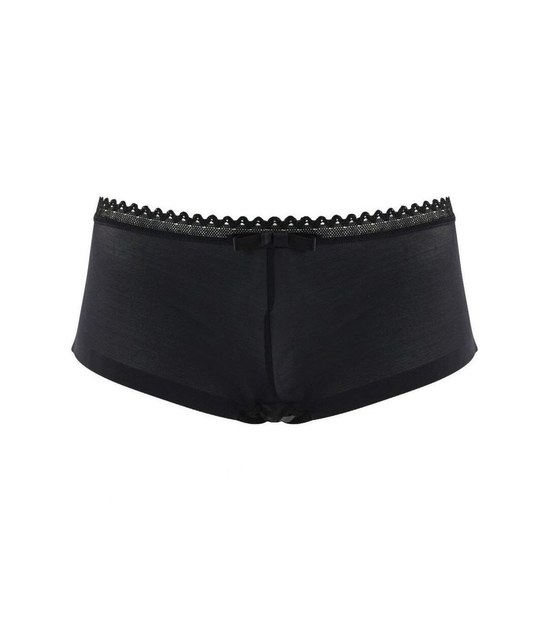 LOU Shorty Femme Microfibre OXYGENE Noir-1