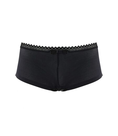 LOU Shorty Femme Microfibre OXYGENE Noir