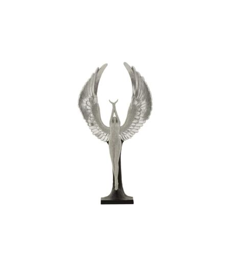 Statuette Déco Ailes Sparky 48cm Argent