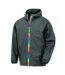 Unisex Adult Prism Pu Waterproof Jacket Black Olive Result Recycled-2