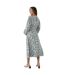 Principles Womens/Ladies Abstract Balloon Sleeve Midi Dress (Ivory) - UTDH6294