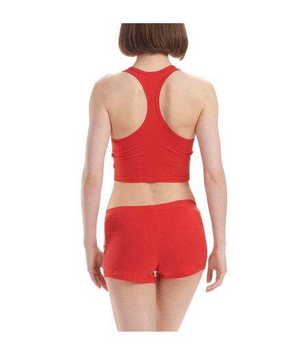 Haut Court Femme Rouge Adidas