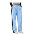 Womens/ladies Relaxed Fit Joggers Floral Blue Guess-3