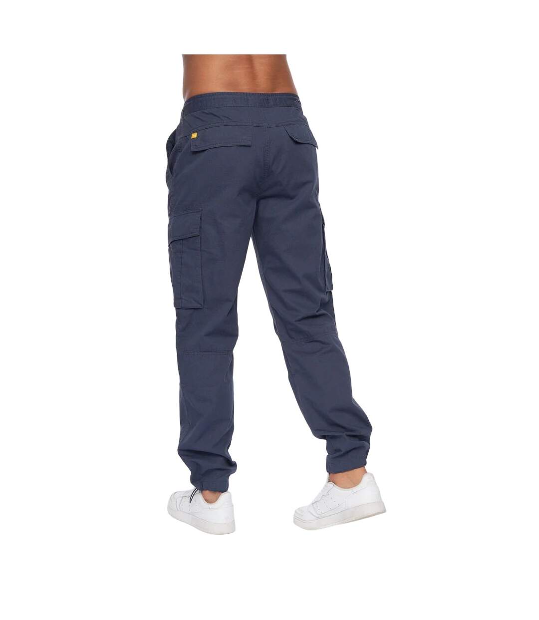 Pantalon Cargo Sidemoore Homme Bleu Marine Crosshatch-2