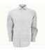 Kustom Kit Mens Superior Oxford Long Sleeved Shirt (White)