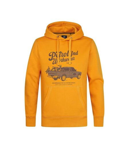 Sweat à capuche jaune homme petrol industries hoode