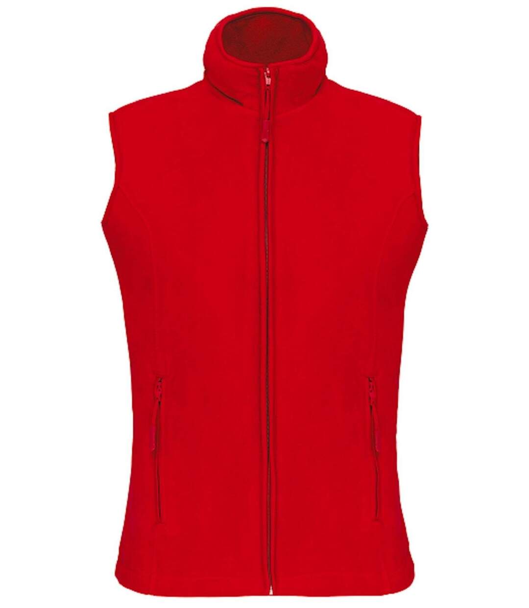 Gilet sans manches micro polaire femme - K906 - rouge