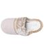 Isotoner Chaussons Mules femme ultra confortables, en maille bouclette, semelle crantée-2