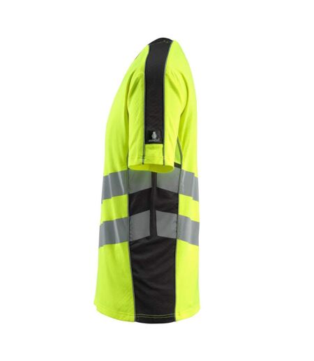 T-shirt Safe Supreme Sandwell Homme Jaune Fluo Noir Mascot