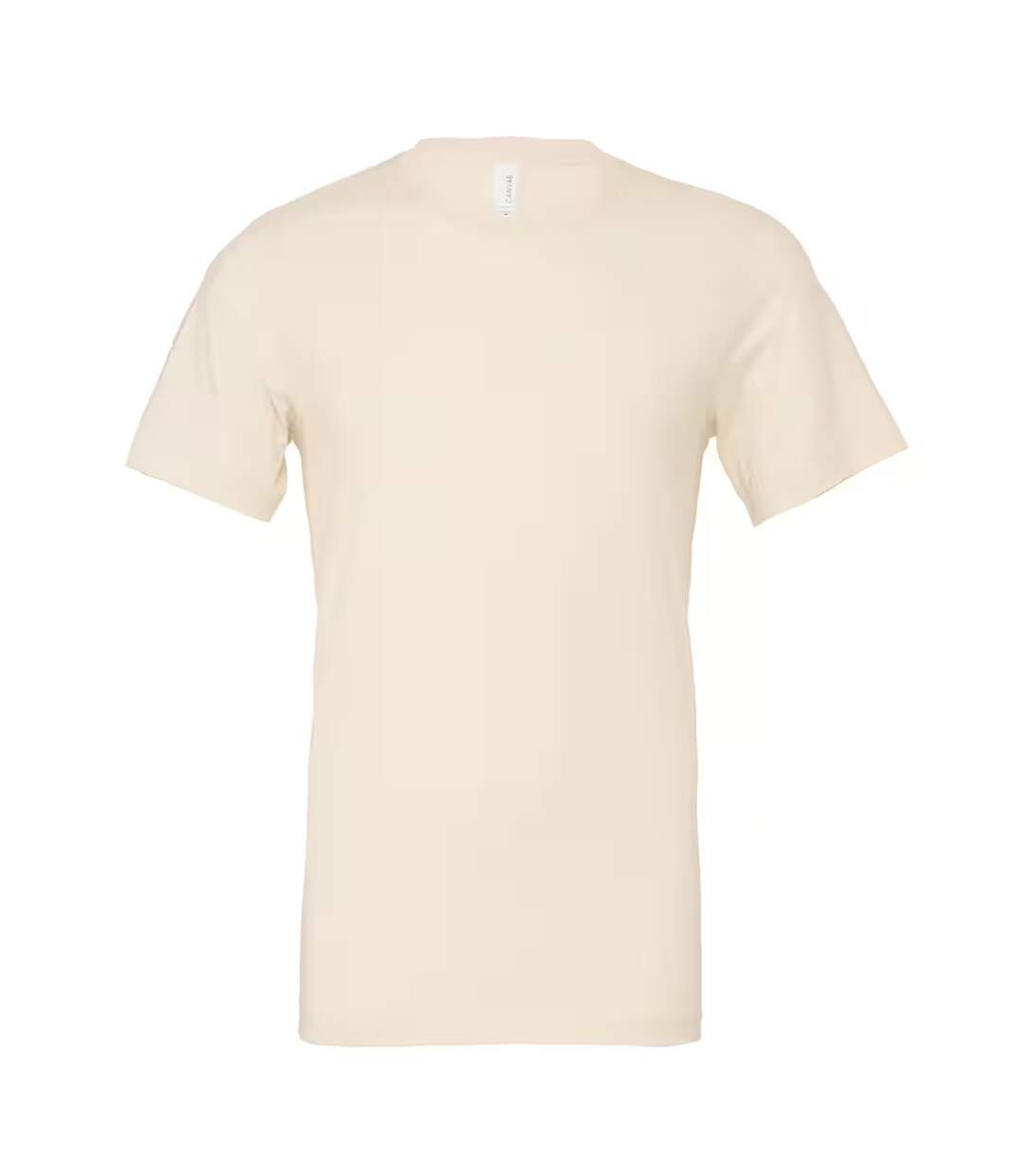 Adults Unisex Crew Neck T-shirt Natural Bella + Canvas-1